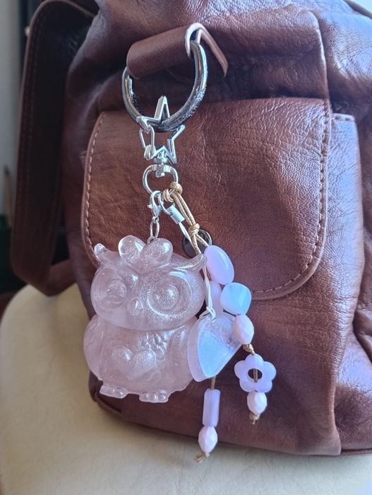 Bag charm artesanal mocho