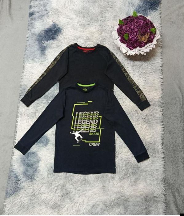 Набір лонгслів реглан кофта хлопчику на 9-10 р