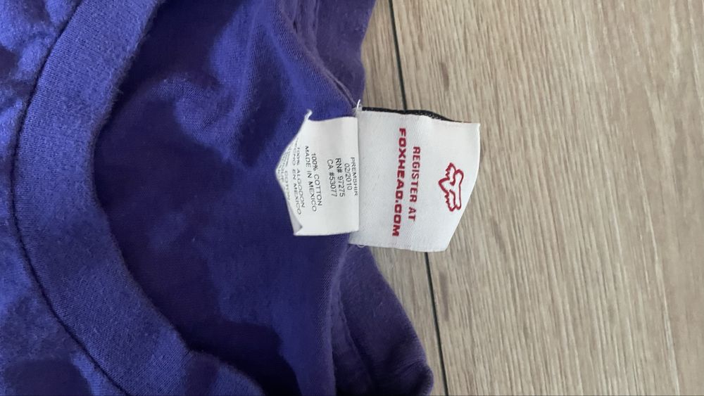 Футболка Fox фиолетового кольору L