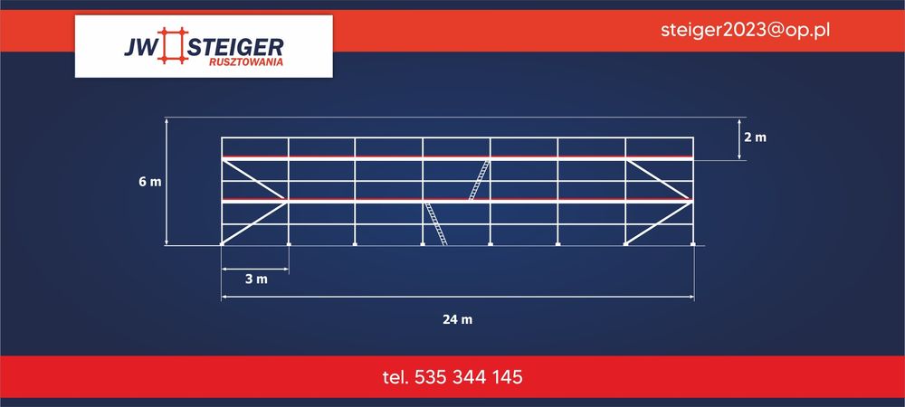 Rusztowanie elewacyjne poznańskie  ocynk ogniowy nowe Dotacja z Urzędu