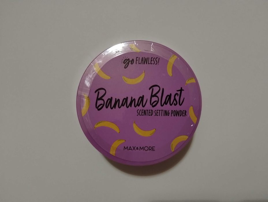 Nowy Puder sypki scalający MAX&MORE BANANA BLAST