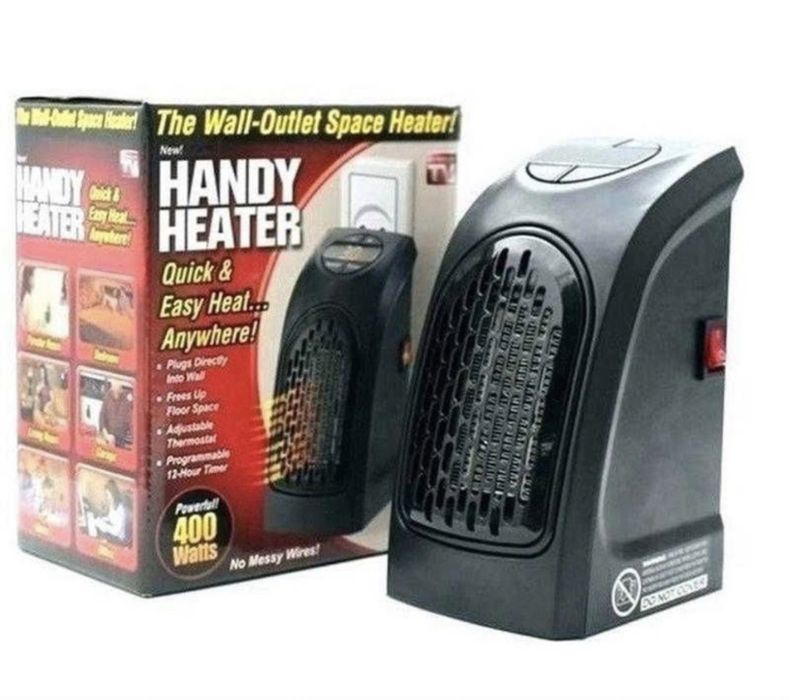 Портативний обігрівач Rovus Handy Heater 400W Black 205 грн