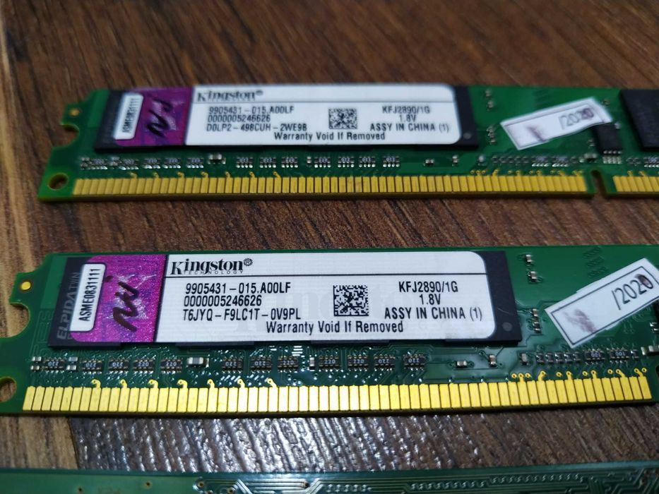 ОЗУ DDR2 3 ГБ, 3 планки по 1 гб (ціна за 3 ГБ)