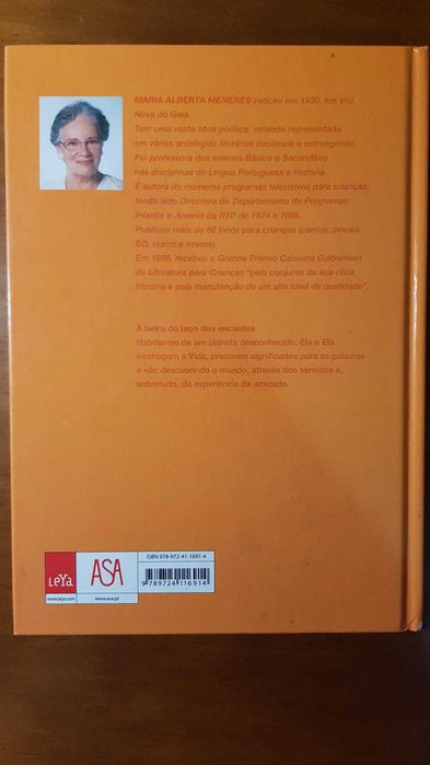 Livro " À beira do lago dos encantos" - Maria Alberta Menéres