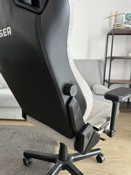 Fotel Anda Seat Kaiser 3 XL Gamingowy do 200kg Tkanina Szary