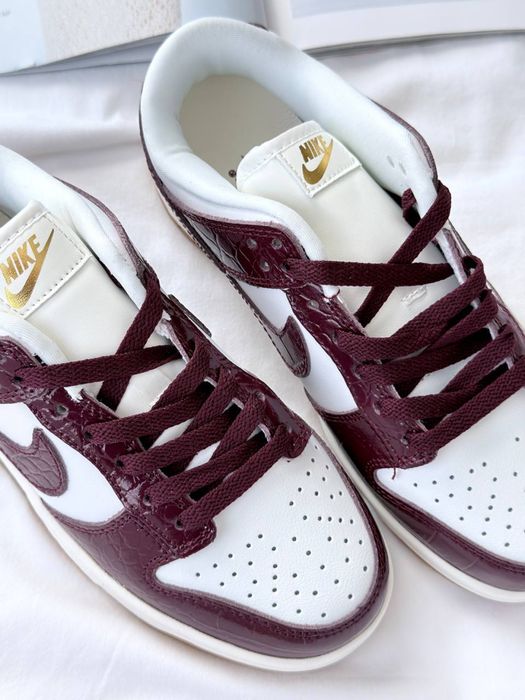 Nike SB Dunk Burgundy Croc 36-41р