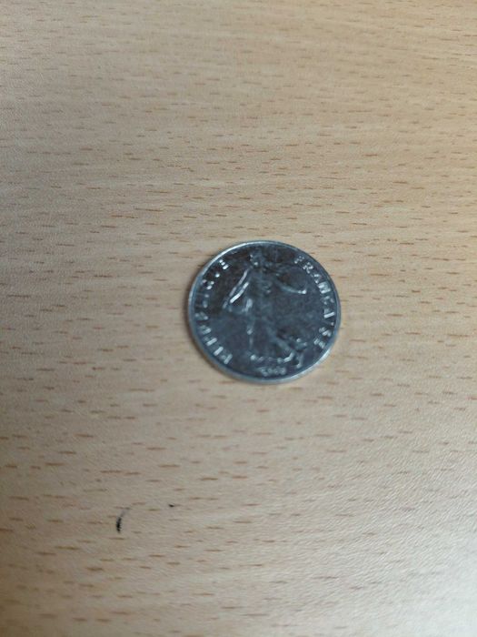 Moeda de 1/2 Franco 1991