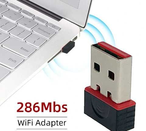 Karta sieciowa WiFi - MINI - duża prędkość - na USB - NOWA - 8szt