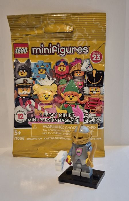 Lego Minifigura Série 23 - Cavaleiro do Castelo Amarelo