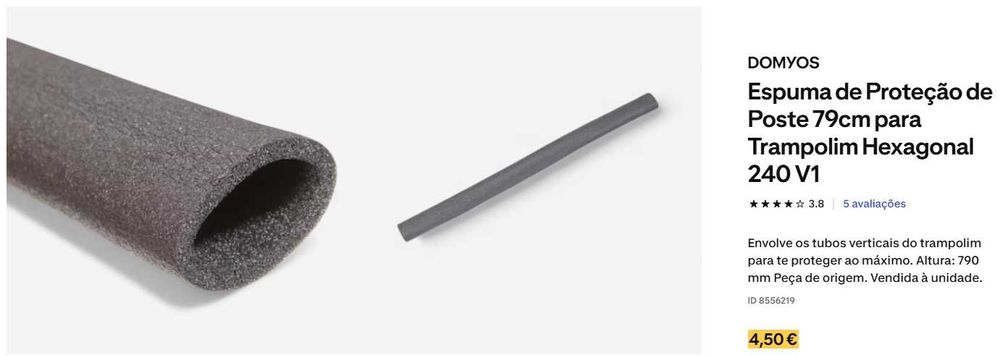 Trampolim Hexagonal 240