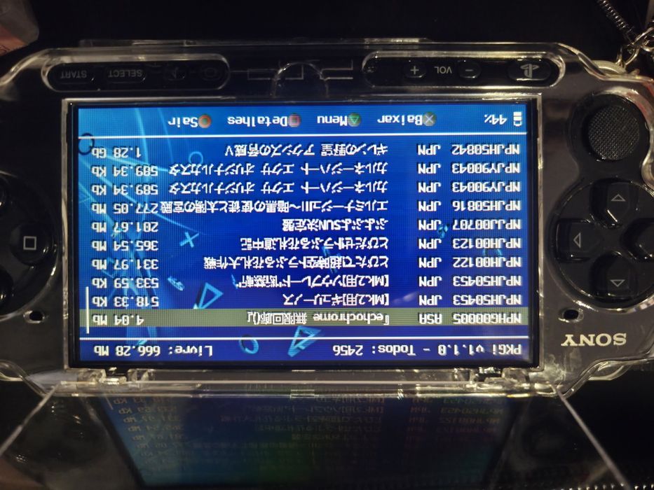 PSP 3000 modificada 64gb