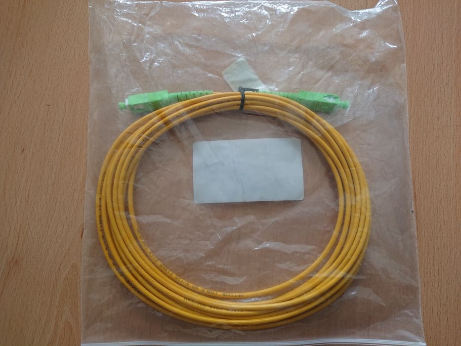 Patch cord fibra 5m compativel meo vodafone nos64284522198530122