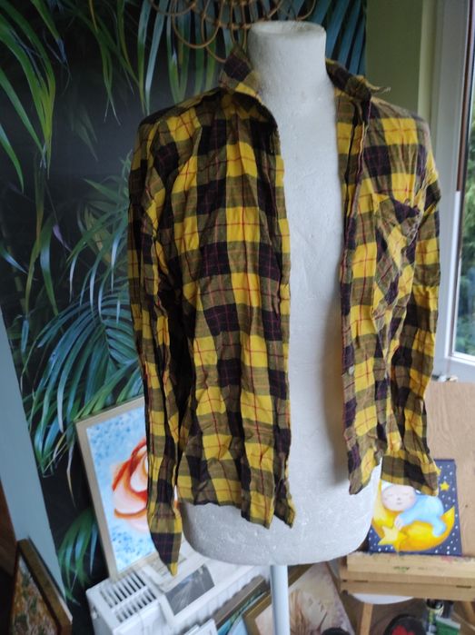 Koszula flanelowa  w kratę damska rozmiar 36