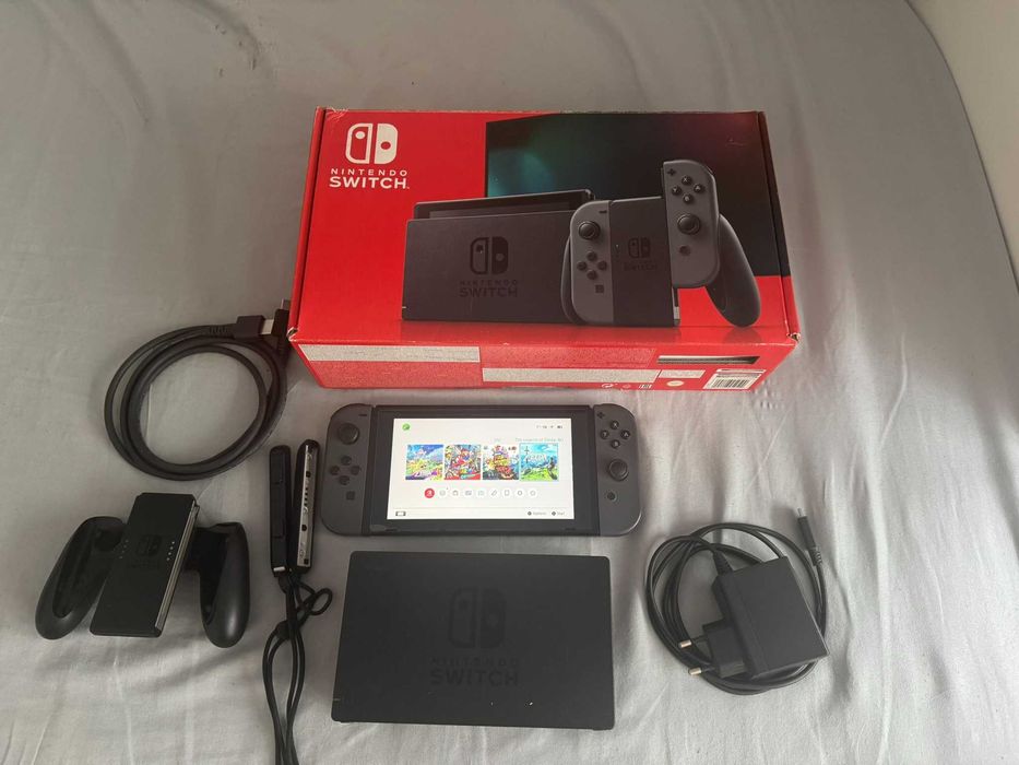 Nintendo switch v2 CFW przerobione + GRY SD 128GB STAN IDEALNY