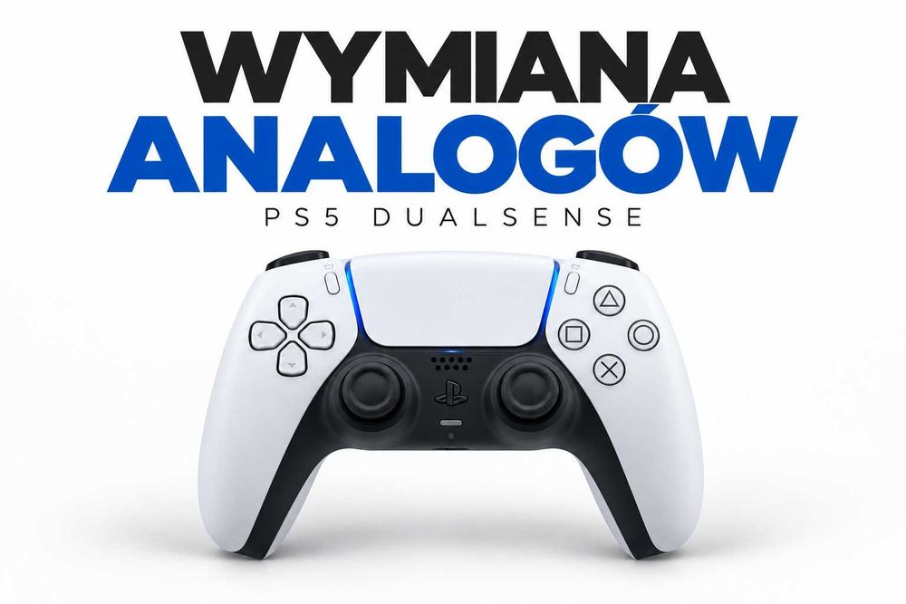 Naprawa dryfujących analogów PS5 DualSense – wymiana analogów TMR