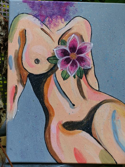 Obraz obrazek handmade akryl