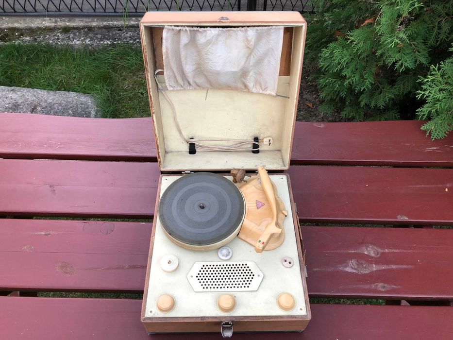 Gramofon Walizkowy Unitra Fonica Bambino | Vintage PRL |