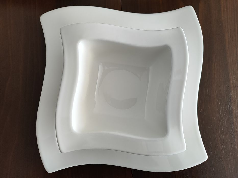 Zestaw porcelany New Wave Villeroy&Boch jak nowe 12 szt