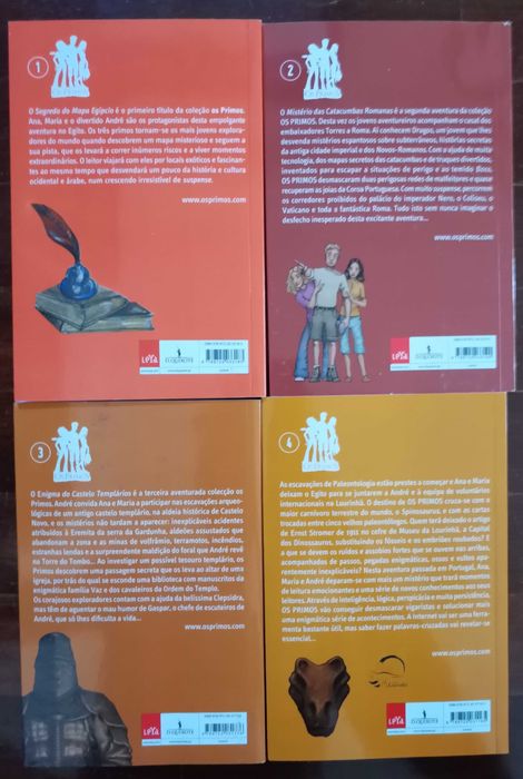 Lote de livros os primos/cão espião/Jack Sparrow/Phineas e Ferb