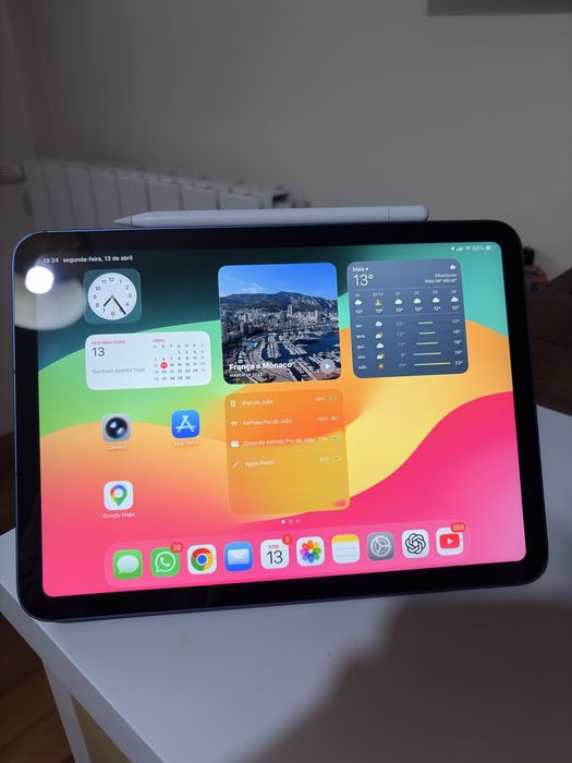 Ipad 10 geracção Wi-Fi + cellular com caneta