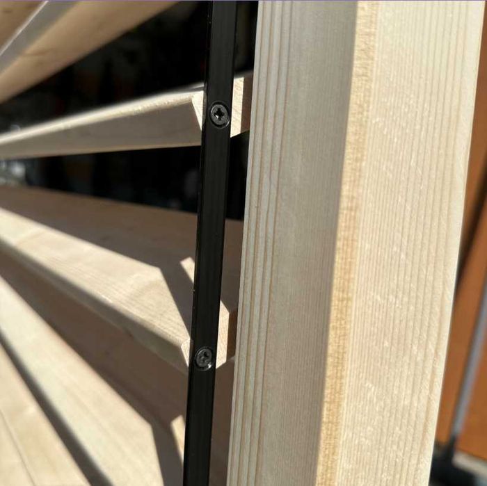 Żaluzje ogrodowe drewniane Shutters – panel na taras