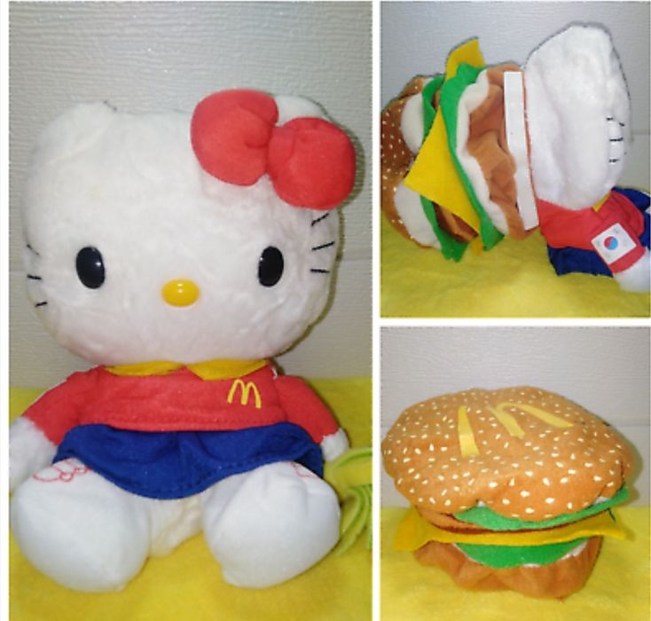 М'яка,вінтажна Hello kitty for Big Mac 2002рік