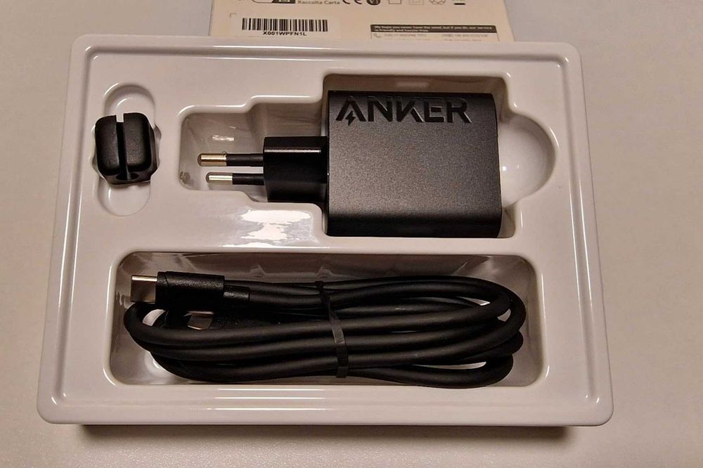 Carregador Rápido Anker 45W + Cabo USB-C (1.5m)