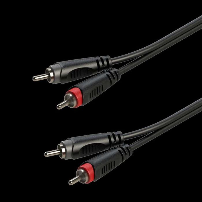 Kabel audio 2 x Wtyk RCA / 2 x Wtyk RCA 3m Roxtone SACC130L3