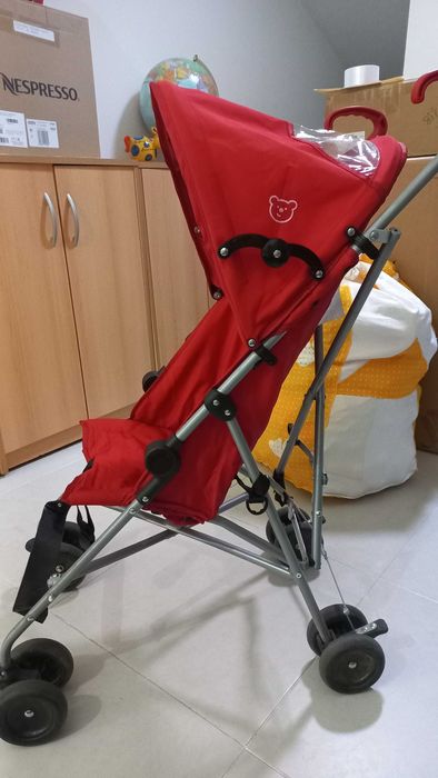Vendo Carrinho de Passeio Vermelho Happy Bear