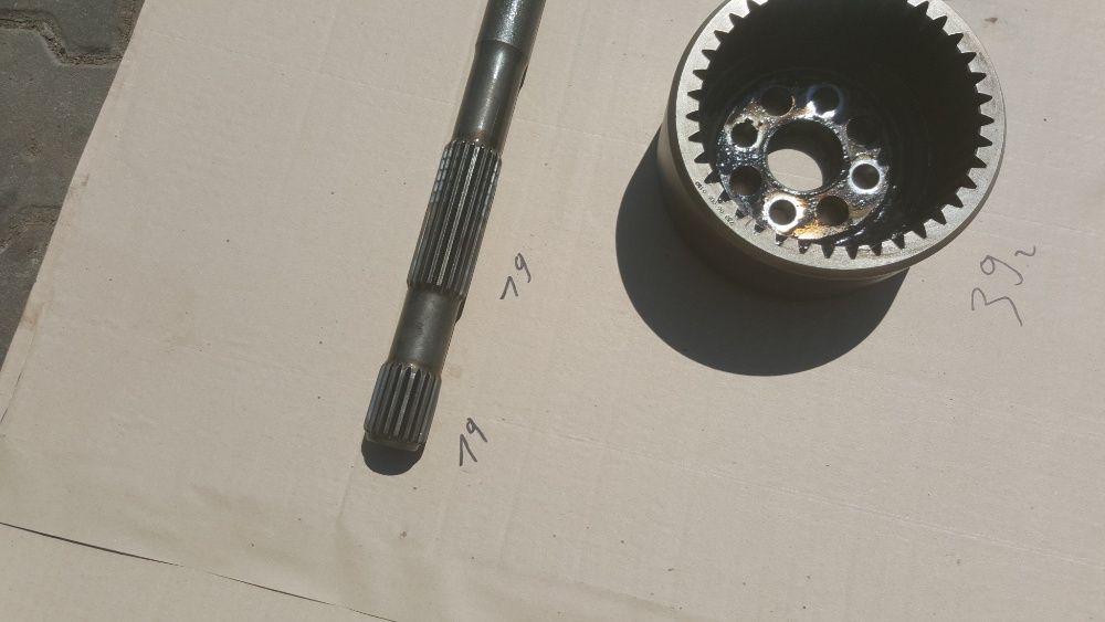 ładowarka zeppelin most clark hurth axle 172 spicer półoś 12 ahlmann