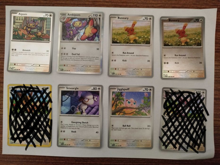 Cartas Pokémon TCG Rbu 1