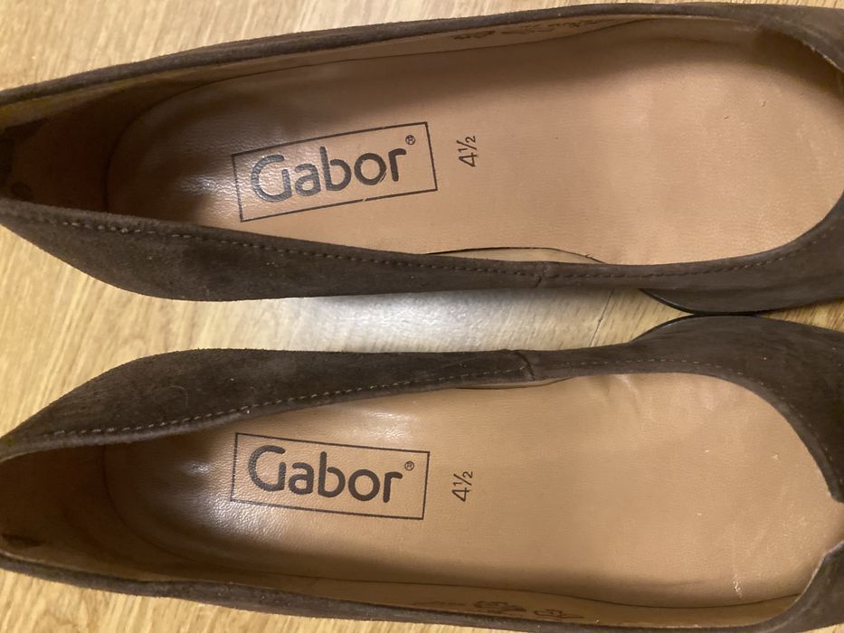 Zamszowe buty damskie Gsbor 4,5