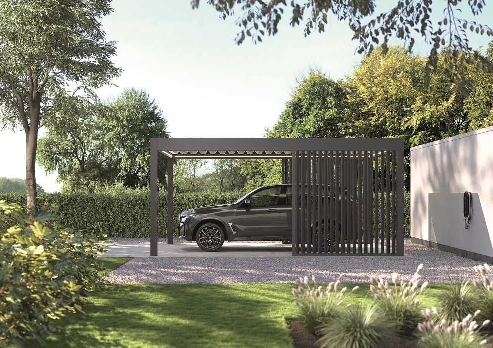Carport Pinela Premium | Wiata Aluminiowa | Wolnostojąca i Przyścienna | Montaż