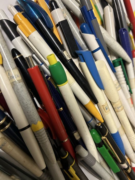 Canetas antigas (amostras de brindes)