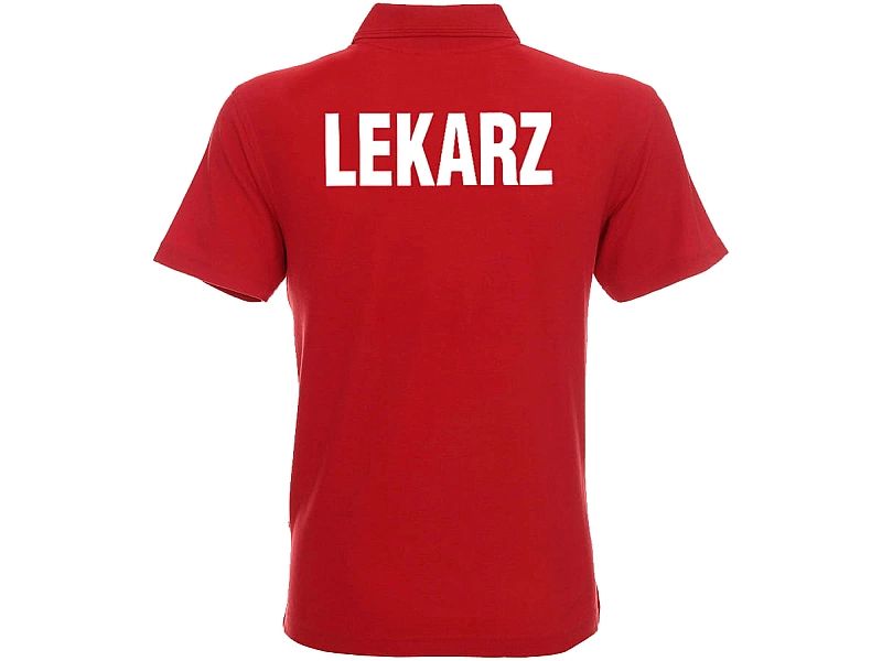 Koszulka Polo męska LEKARZ czerwona (S)