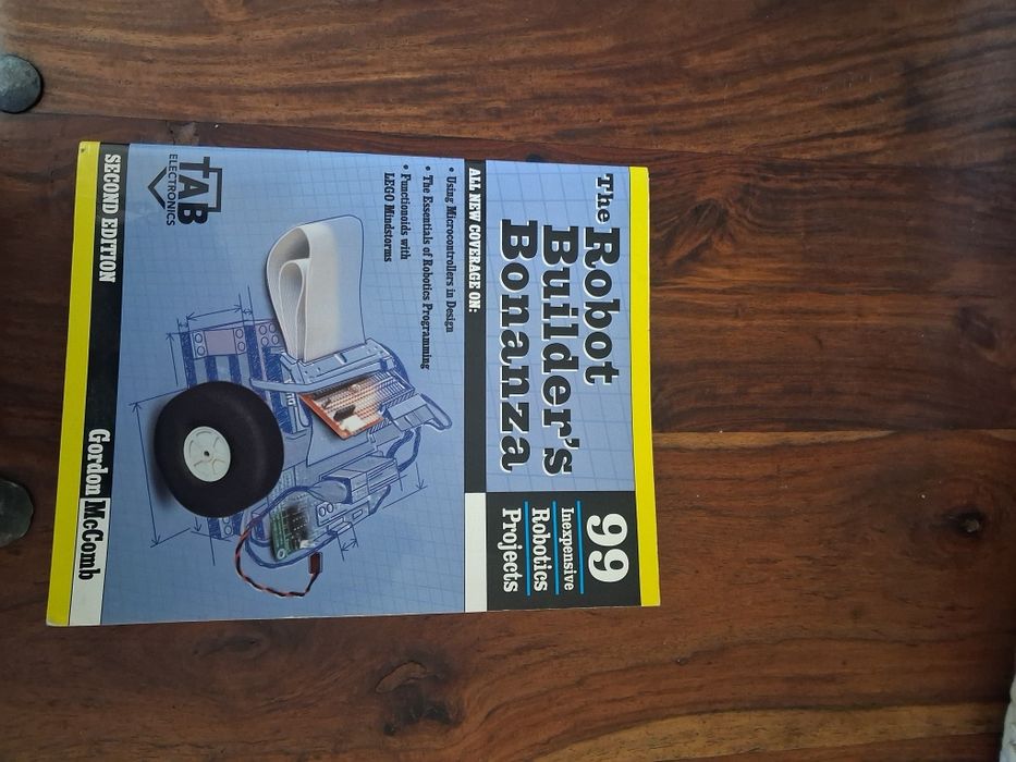 Livro Robot Builder's Bonanza
Livro técnico em inglês
99 projetos de r
