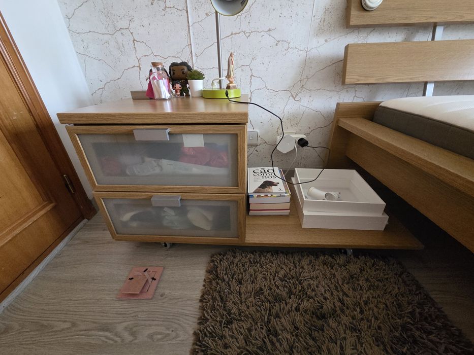 Cama de casal ikea sem colchão