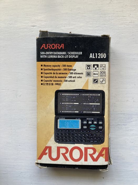 Agenda eletronica vintage
