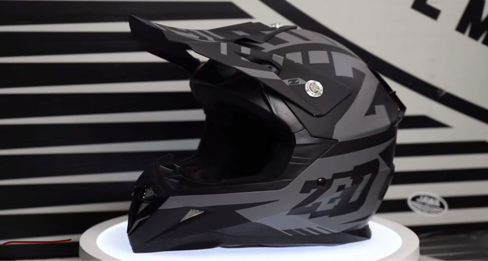 ZED kask crossowy GOGLE GRATIS motocyklowy ECE06 pod interkom XS-XL