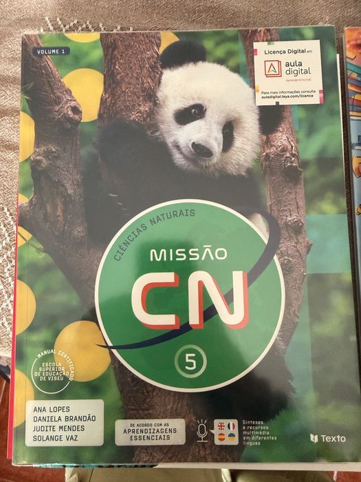 Manuais escolares 5o ano
