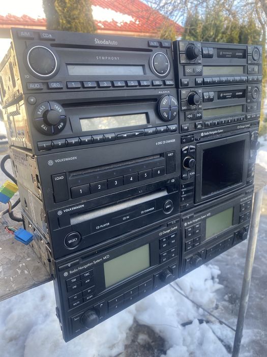 магнітоли Gamma Beta RNS Golf Passat Sharan Skoda Seat Audi A4B5 A6C5