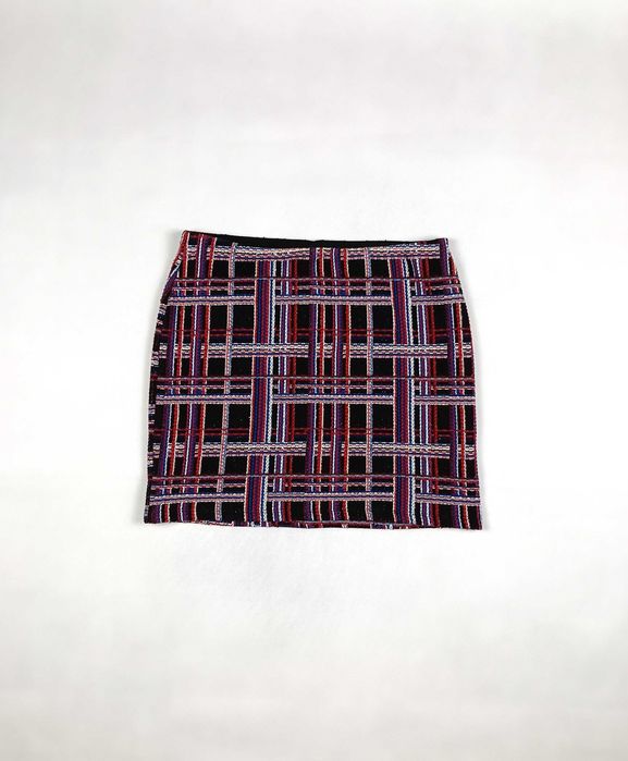 Krótka spódnica ołówkowa mini w kratę Reserved rozmiar 40/L