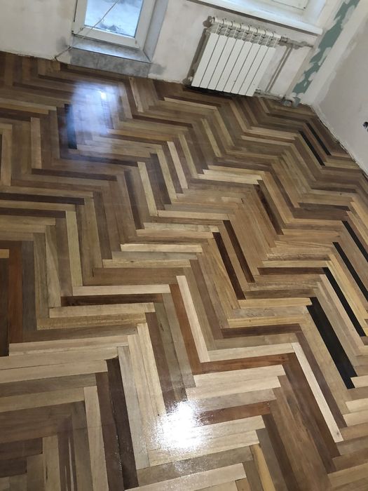 Циклёвка, шлифовка паркета, крашенных полов. Выравнивание под ламинат.