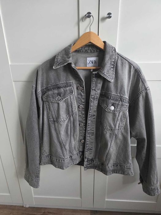 Kurtka jeansowa Zara L oversize