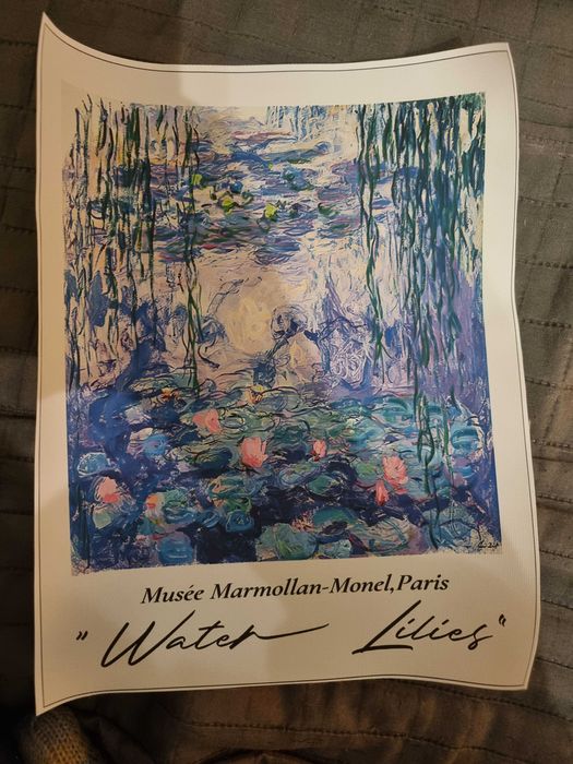 Poster canvas Monet 20×25cm