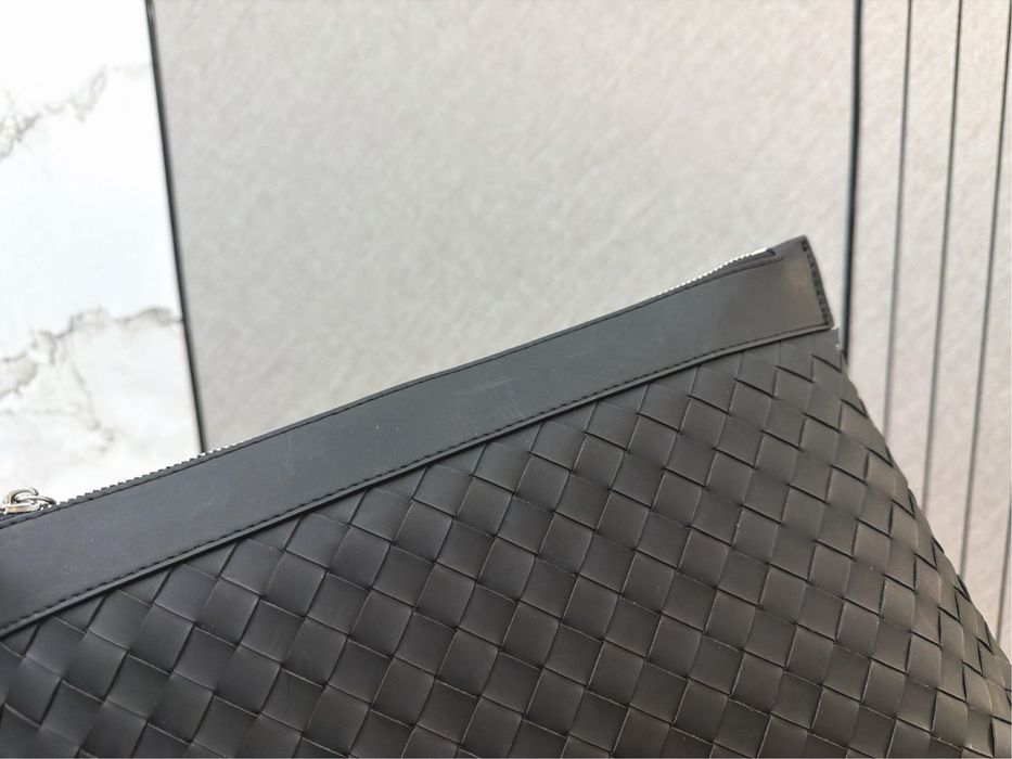 Мужская кожаная сумка клатч bottega veneta чоловіча сумка клатч ботега