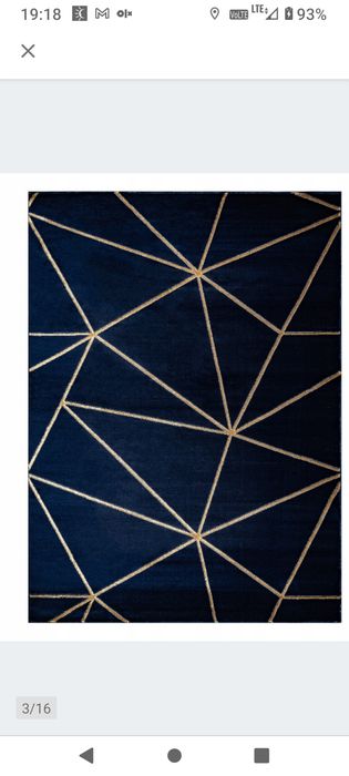 Stylowy dywan geometryczny 190/140
