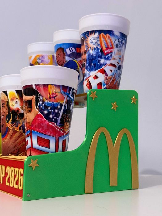 ekspozytor / stojak na kubki fifa world cup 2026 mcdonald