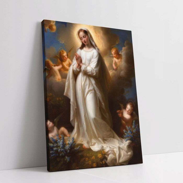 Obraz na płótnie "Niepokalana Matka Boska" 30x40 cm - Motyw religijny