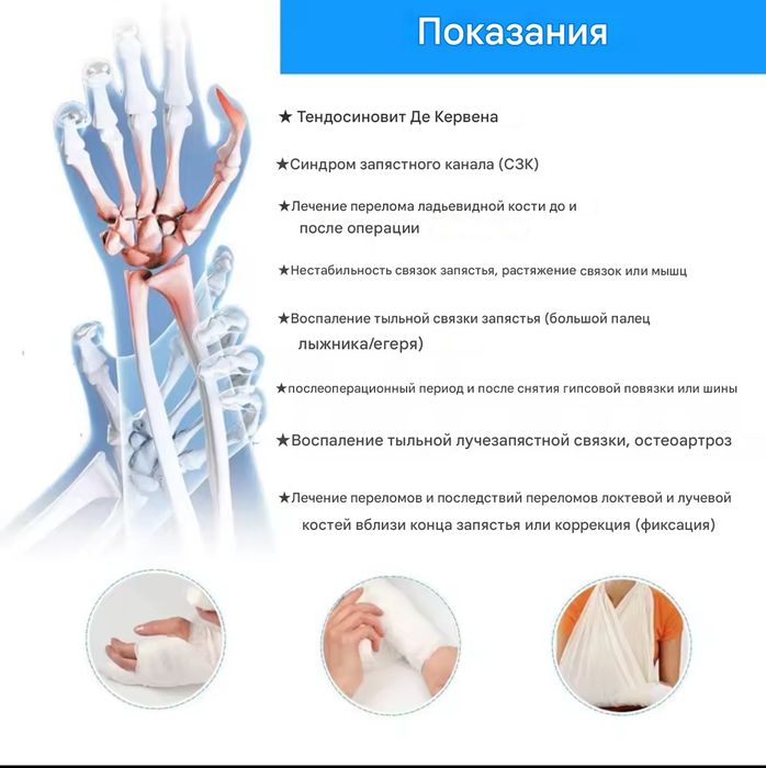 Бандаж для запястья   Ортез для зап'ястя